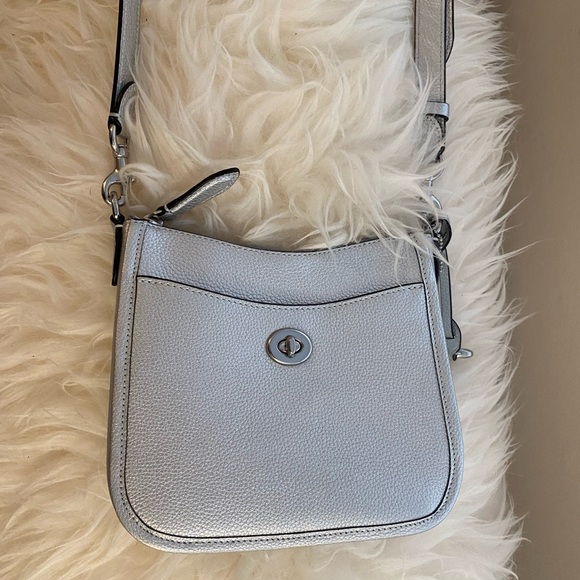 Coach Chaise Silver Crossbody NWOT. - Picture 5 of 11